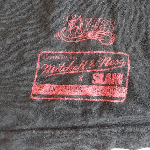 Vintage 2000 Mitchell & Ness Allen Iverson 76ers Tee Shirt Size Small - Picture 11 of 11